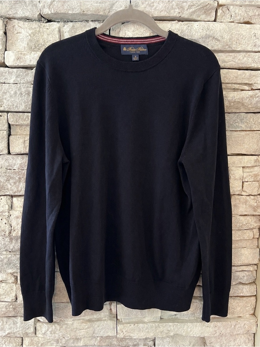 Brooks Brothers Navy Crewneck Sweater